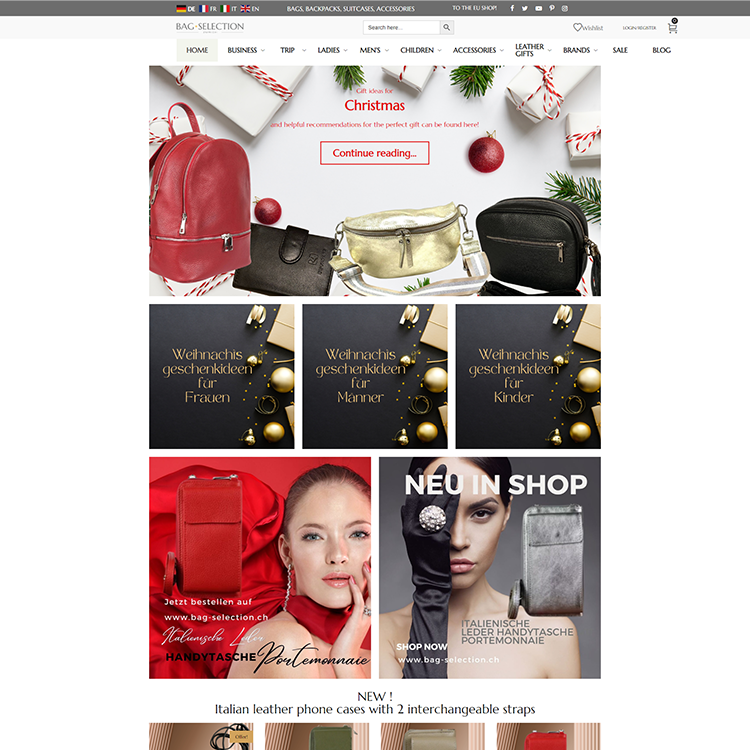 Bag Selection Zurich Portfolio