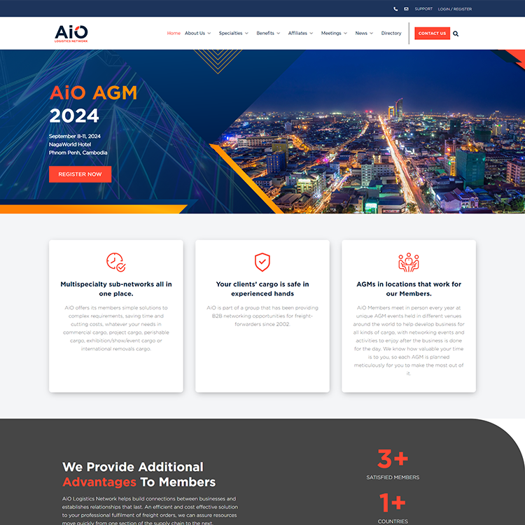 AIO Logistics Home Page