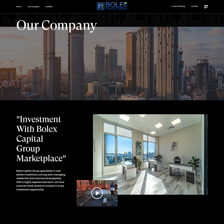 Bolex Capital Group web development
