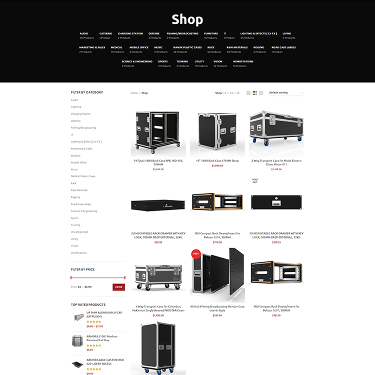 Armor Cases Product Page