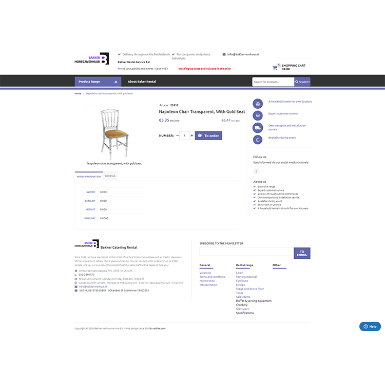 Verhuurbedrijf G Bakker en Zn bv