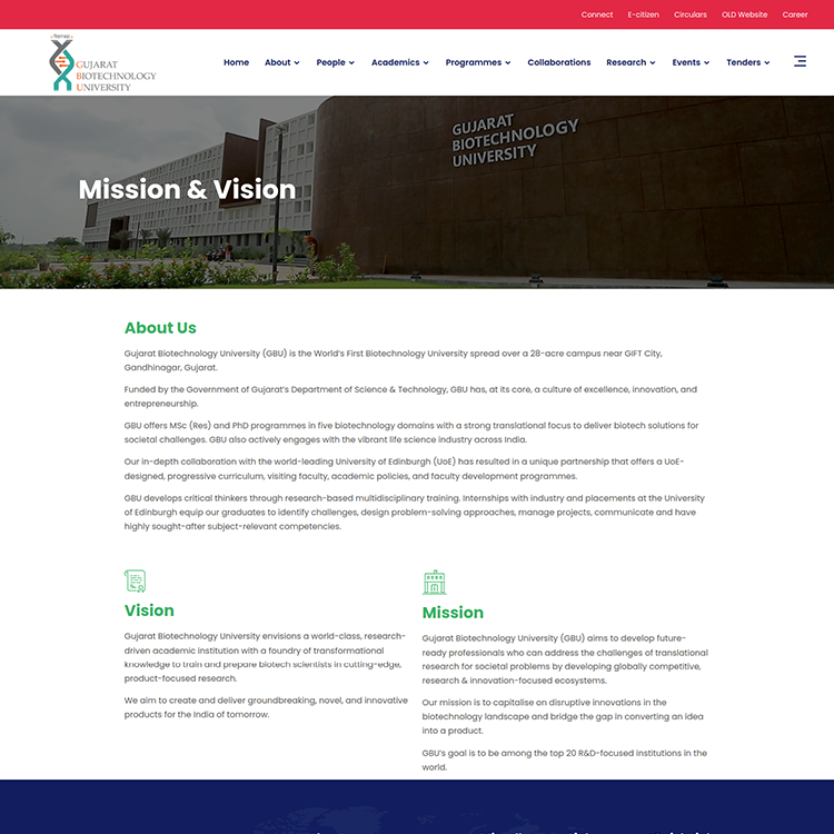 Gujarat Biotechnology University (GBU)