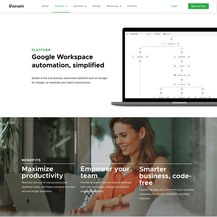 Zenphi - Platform Page