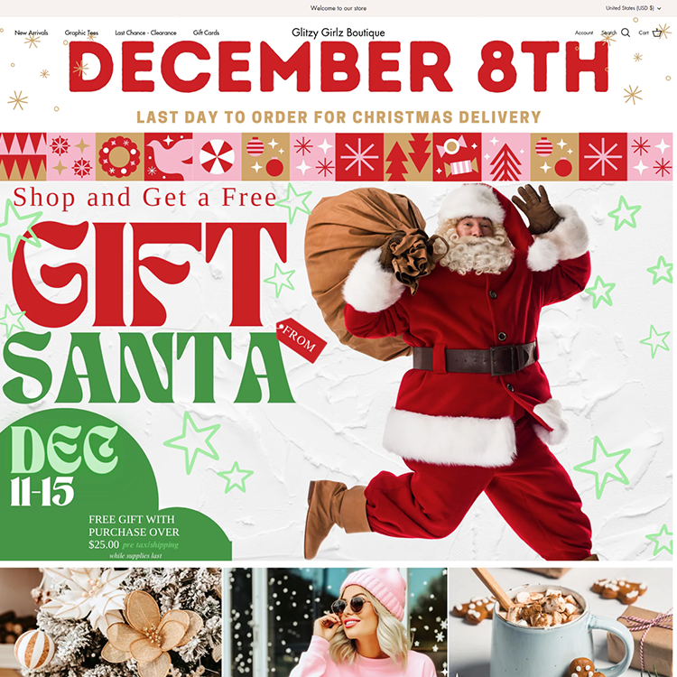 Glitzy Girls Boutique Home