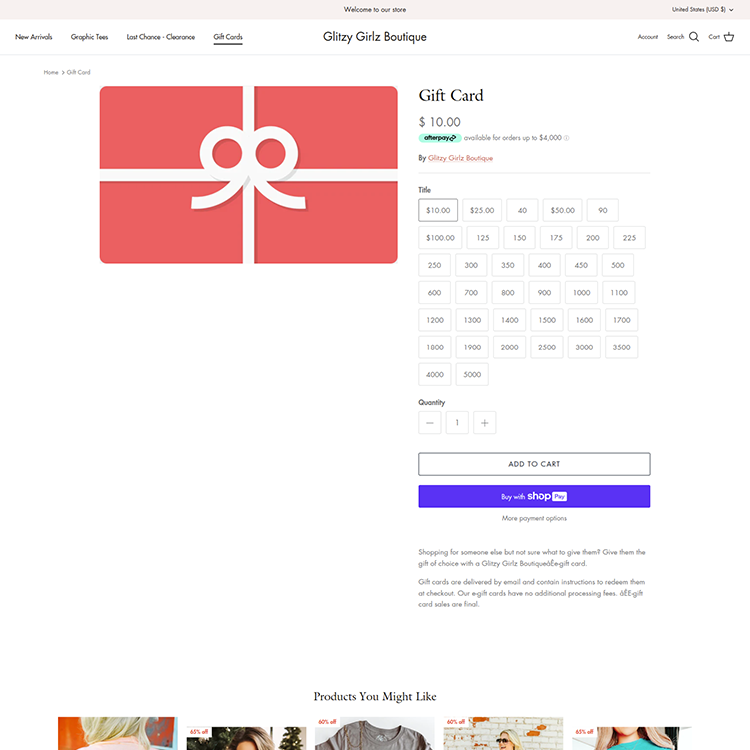 Glitzy Girls Boutique