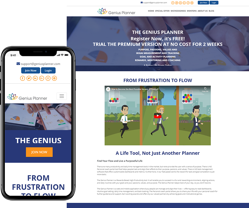 Geniusplanner header-image