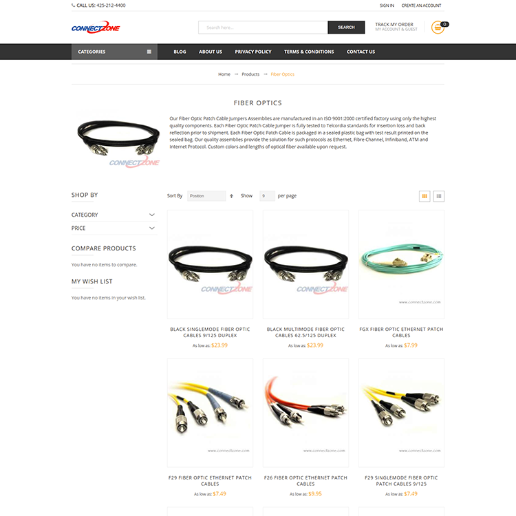 Conect Zone - Product Page