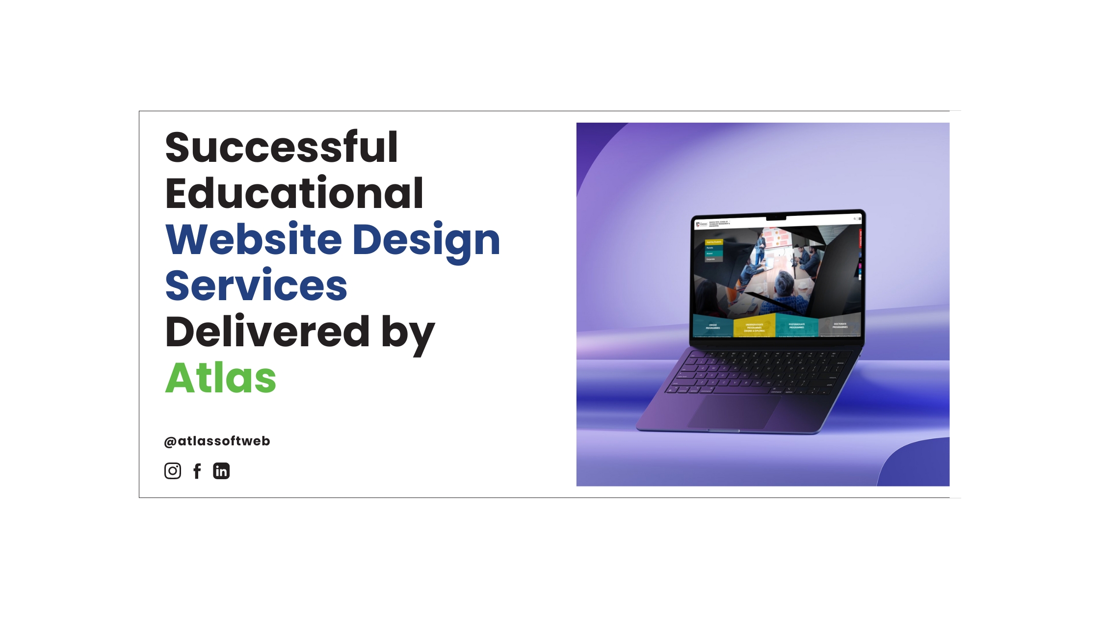 Successful Educational Website Design Services Delivered by Atlas